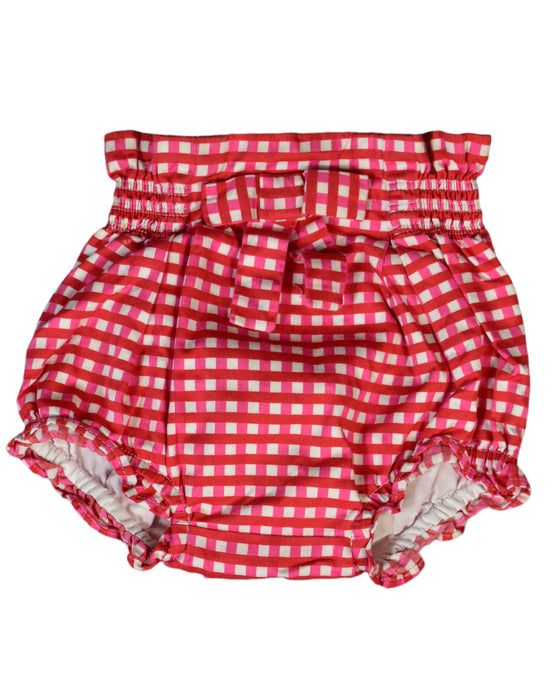 A Red Bloomers from Jacadi in size 0-3M for girl. (Front View)
