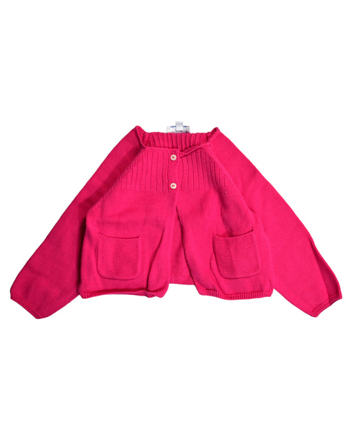 A Pink Cardigans from Jacadi in size 12-18M for girl. (Front View)