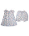 A Blue Dress Sets from Lili Gaufrette in size 6-12M for girl. (Back View)
