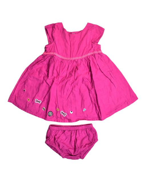 A Pink Dress Sets from Catimini in size 3-6M for girl. (Front View)