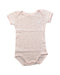 A Beige Bodysuits from Petit Bateau in size 3-6M for girl. (Front View)