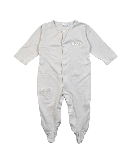 A White Onesies from Kissy Kissy in size 6-12M for boy. (Front View)