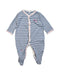 A Blue Jumpsuits from Kissy Kissy in size 6-12M for boy. (Front View)