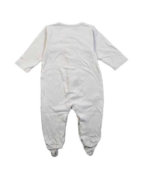 A White Onesies from Kissy Kissy in size 6-12M for boy. (Back View)
