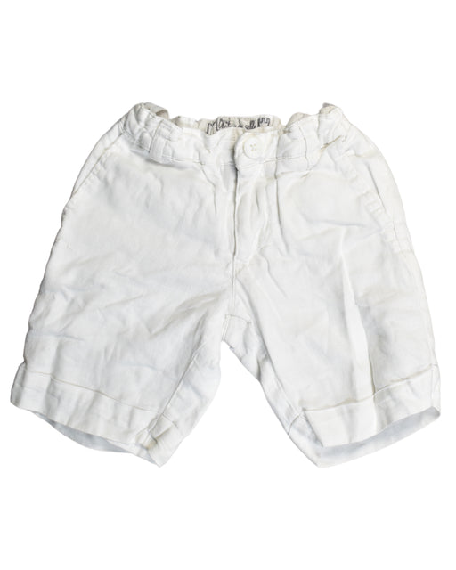 A White Shorts from Chateau de Sable in size 12-18M for neutral. (Front View)