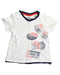 A White T Shirts from Guess in size 6-12M for boy. (Front View)