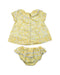 A Yellow Dress Sets from Cupcakes and Cashmere in size 6-12M for girl. (Back View)