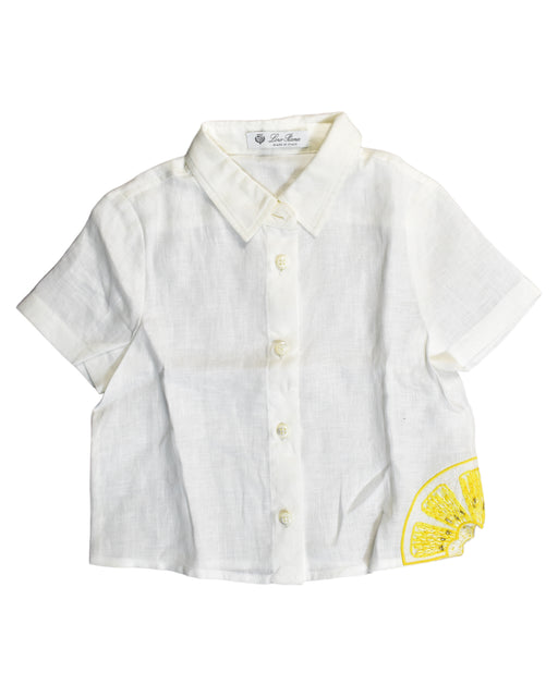 A White Shirts from Loro Piana in size 2T for boy. (Front View)