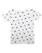 A White T Shirts from Petit Bateau in size 10Y for boy. (Back View)