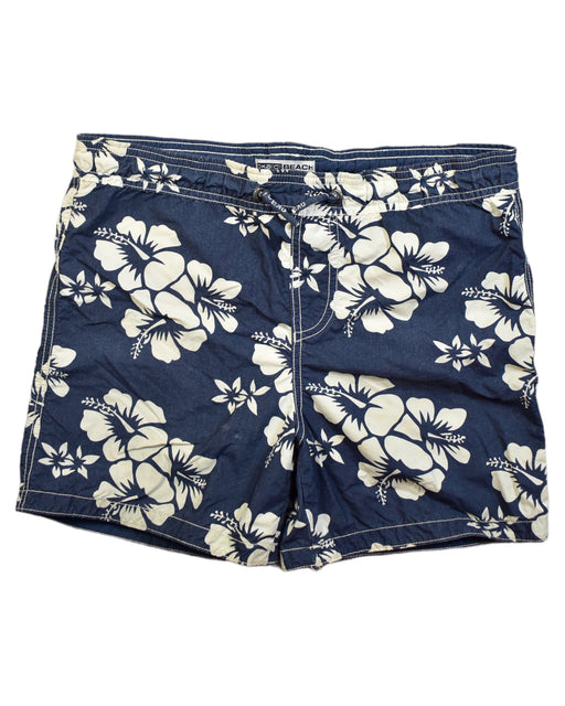 A Blue Swim Shorts from Okaïdi in size 10Y for girl. (Front View)