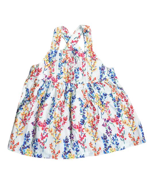 A White Sleeveless Dresses from Fox & Finch in size 4T for girl. (Front View)