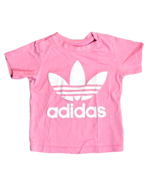 A Pink T Shirts from Adidas in size 12-18M for girl. (Front View)