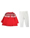 A Red Leggings Sets from Ralph Lauren in size 6-12M for girl. (Back View)
