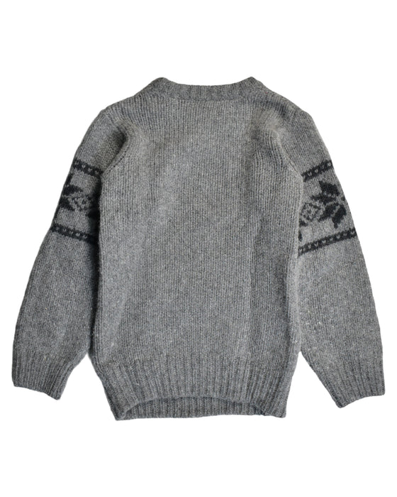 A Grey Knit Sweaters from Marie Chantal in size 6T for boy. (Back View)