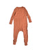 A Brown Onesies from Nui Organics in size 6-12M for boy. (Back View)
