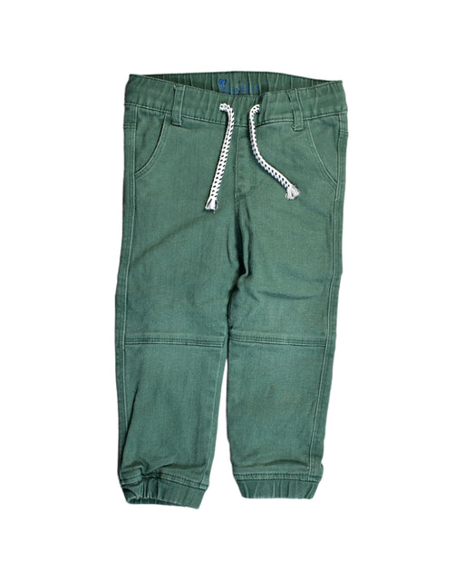 A Green Casual Pants from La Compagnie des Petits in size 18-24M for boy. (Front View)