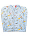 A Blue Sleepsacs from Purebaby in size 18-24M for neutral. (Front View)