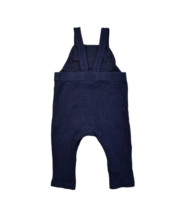 A Navy Long Overalls from Bébé by Minihaha in size 12-18M for boy. (Back View)