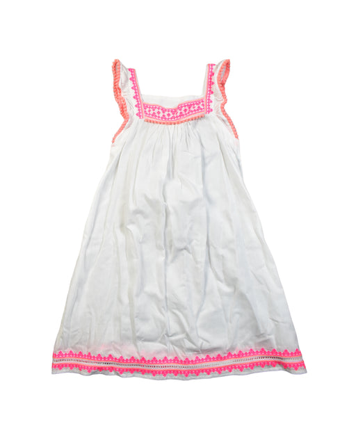 A White Sleeveless Dresses from Sunuva in size 10Y for girl. (Front View)
