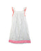 A White Sleeveless Dresses from Sunuva in size 10Y for girl. (Back View)