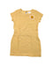 A Yellow Short Sleeve Dresses from Seed in size 6T for girl. (Front View)