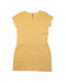 A Yellow Short Sleeve Dresses from Seed in size 6T for girl. (Back View)
