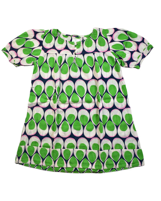 A Green Short Sleeve Dresses from Hartford in size 6T for girl. (Front View)