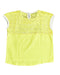 A Yellow Short Sleeve Tops from Chicco in size 12-18M for girl. (Back View)