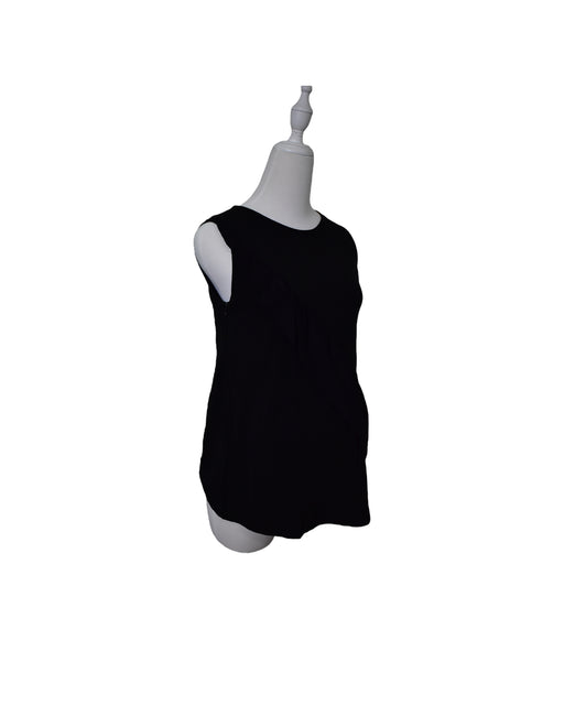 A Black Sleeveless Tops from Spring in size M for maternity. (Front View)