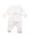 A Pink Jumpsuits from The Little White Company in size 3-6M for girl. (Back View)