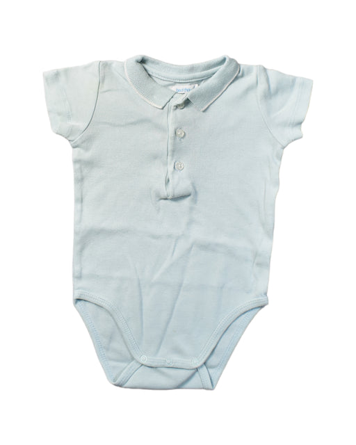 A Blue Bodysuits from Bout'Chou in size 6-12M for girl. (Front View)
