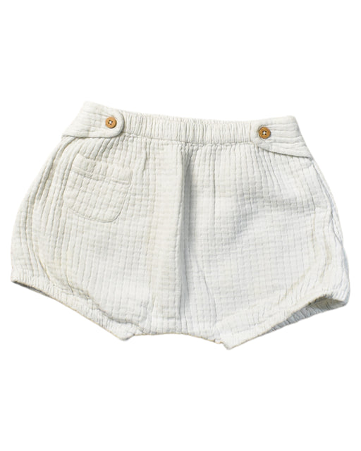 A White Shorts from Bout'Chou in size 6-12M for girl. (Front View)