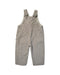 A Grey Long Overalls from Chateau de Sable in size 3-6M for boy. (Front View)