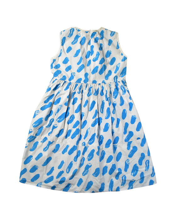 A Blue Sleeveless Dresses from Marni in size 7Y for girl. (Back View)