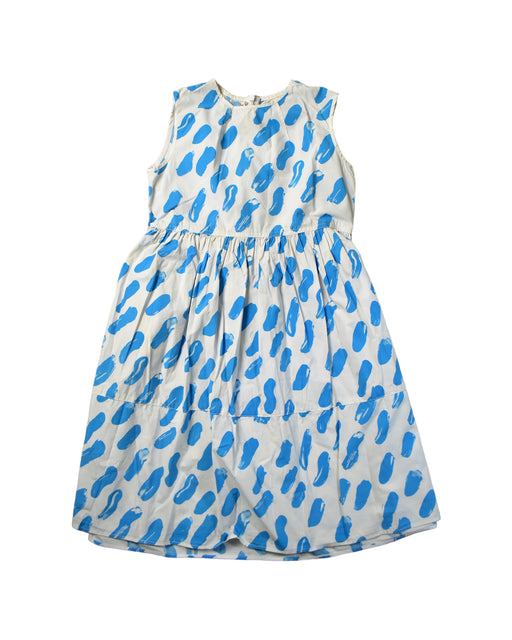 A Blue Sleeveless Dresses from Marni in size 7Y for girl. (Front View)