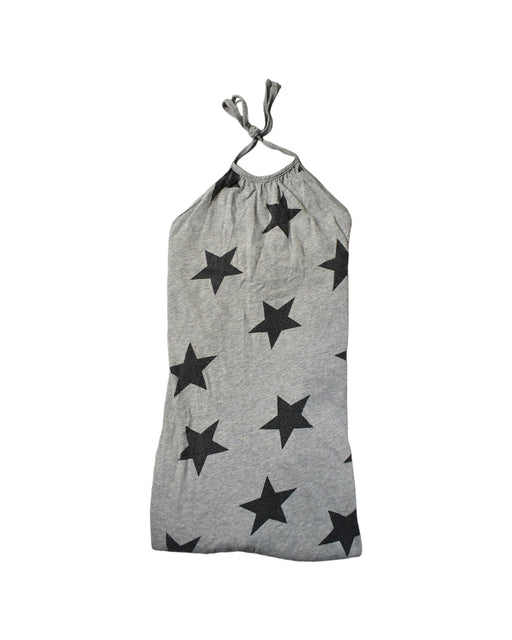 A Grey Sleeveless Dresses from Nununu in size 7Y for girl. (Front View)