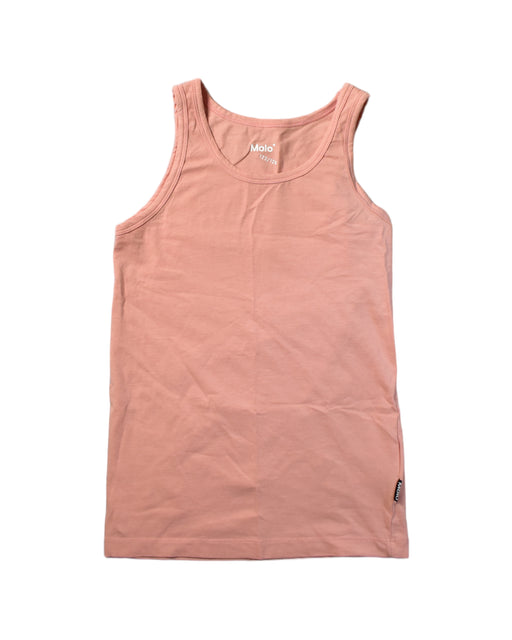 A Pink Sleeveless Tops from Molo in size 7Y for girl. (Front View)