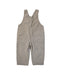 A Grey Long Overalls from Chateau de Sable in size 3-6M for boy. (Back View)