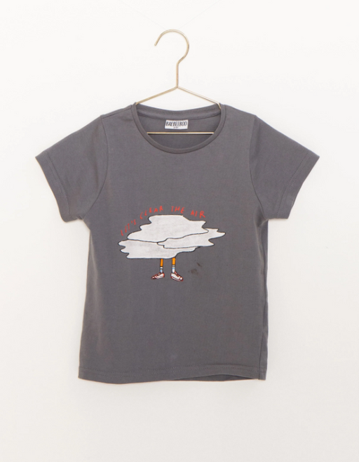 A Grey Short Sleeve T Shirts from BaeBeeBoo in size 2T for boy. (Front View)