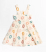 A Multicolour Sleeveless Dresses from Bochechas in size 6-12M for girl. (Back View)