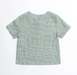 A Green Shirts from Bochechas in size 6-12M for boy. (Back View)