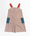 A Red Sleeveless Jumpsuits from Bochechas in size 7Y for girl. (Front View)