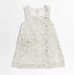 A White Sleeveless Dresses from Bochechas in size 7Y for girl. (Front View)