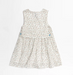 A White Sleeveless Dresses from Bochechas in size 7Y for girl. (Back View)