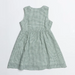 A Green Sleeveless Dresses from Bochechas in size 6T for girl. (Back View)