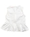 A White Sleeveless Dresses from Gingersnaps in size 6T for girl. (Back View)