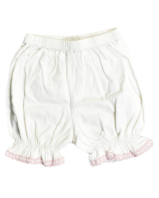 A White Shorts from Chateau de Sable in size 6-12M for girl. (Front View)