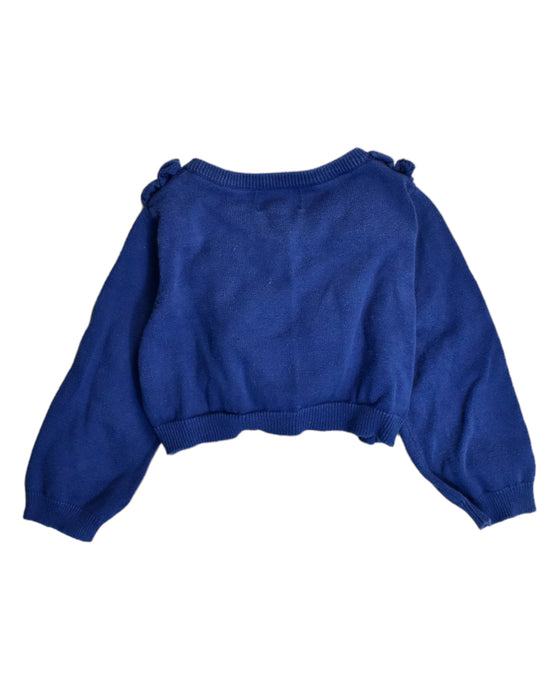 A Blue Cardigans from Kingkow in size 0-3M for girl. (Back View)
