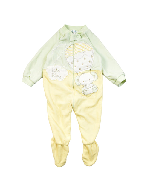 A Green Onesies from The Children's Place in size 6-12M for boy. (Front View)
