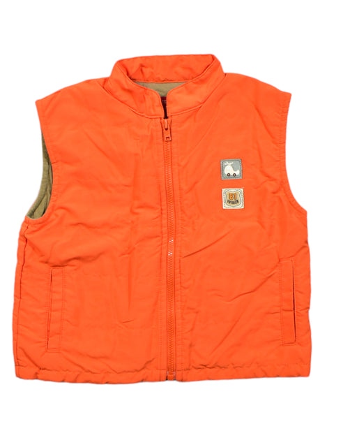 A Orange Outerwear Vests from Guess in size 12-18M for boy. (Front View)